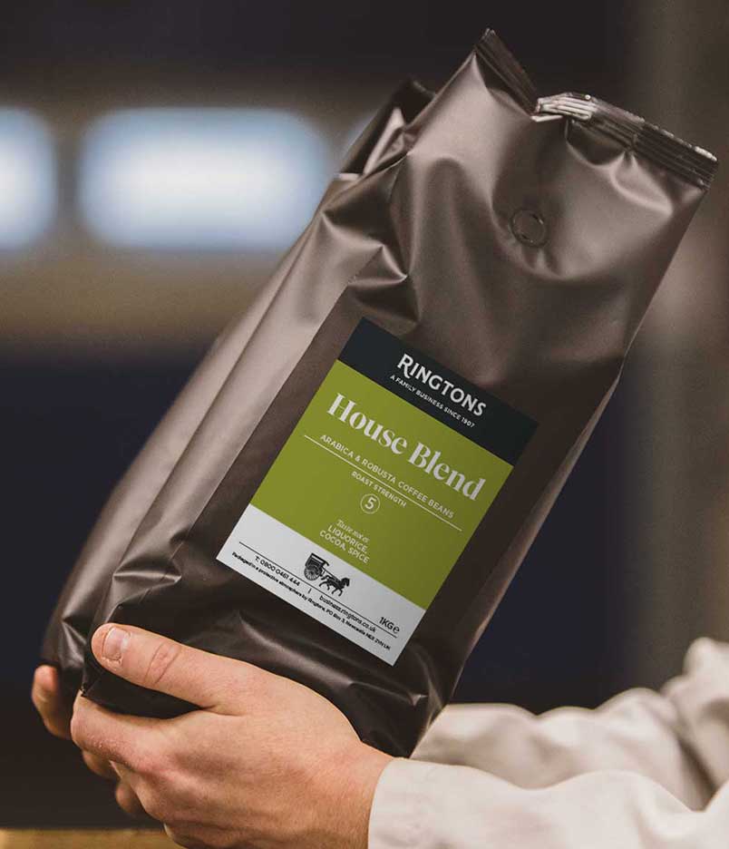 House blend coffee bag
