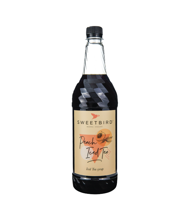 A bottle of Sweetbird Syrup