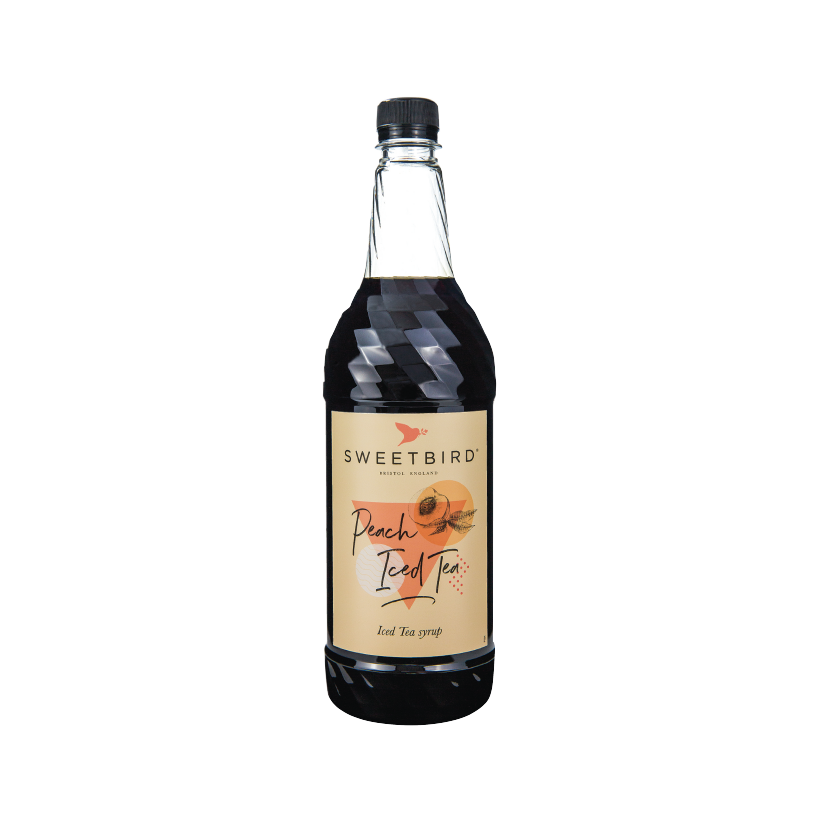 A bottle of Sweetbird Syrup