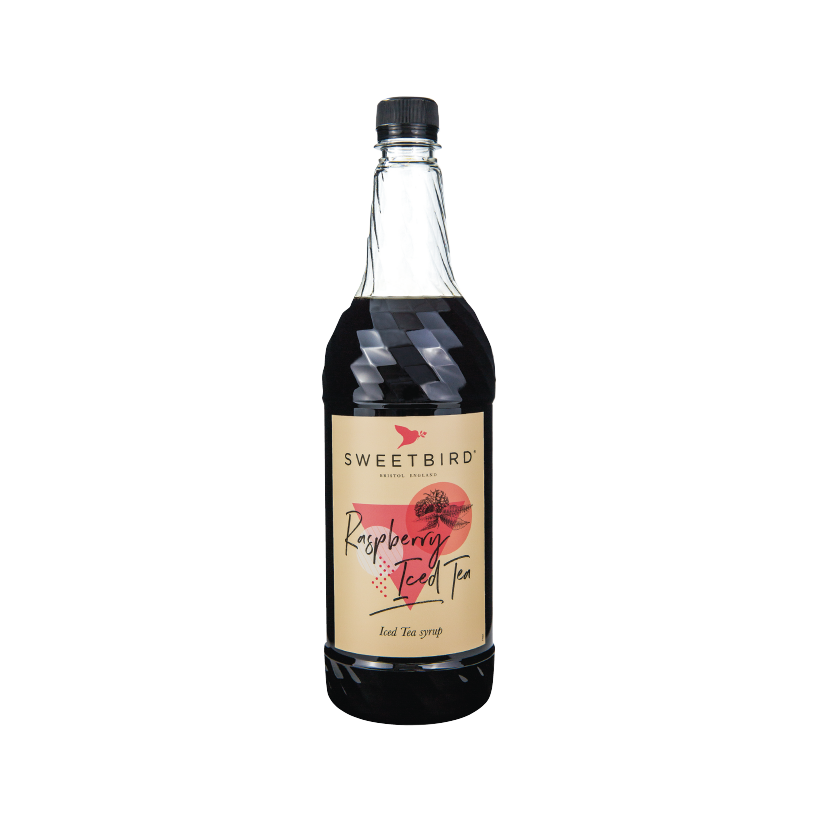 A bottle of Sweetbird Syrup