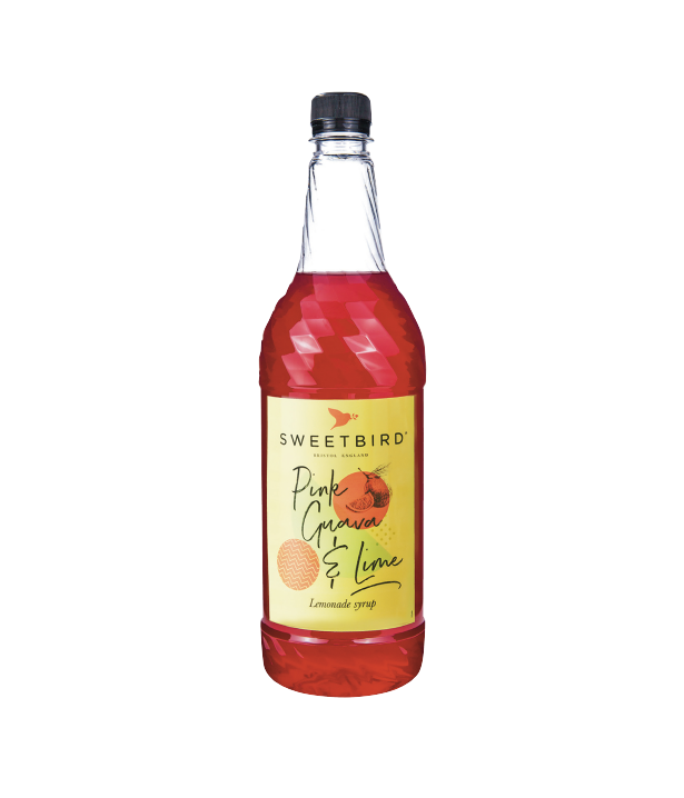 A bottle of Sweetbird Syrup