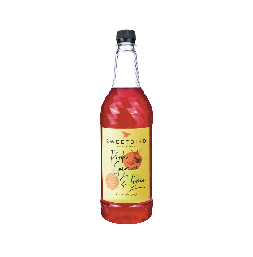 A bottle of Sweetbird Syrup