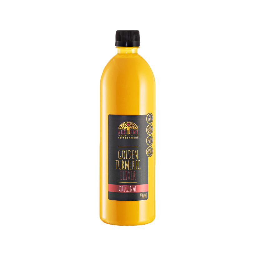 Bottle of Alchemy Golden Turmeric Syrup