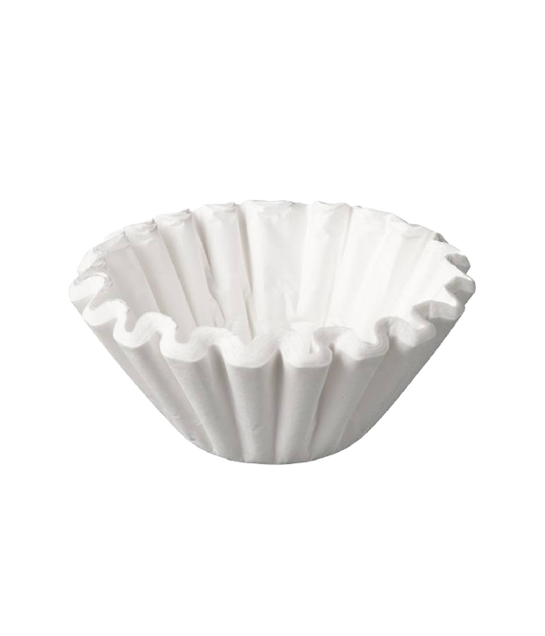 A white filter paper