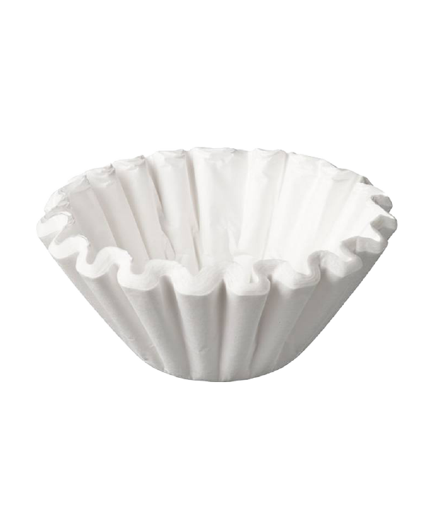 A white filter paper