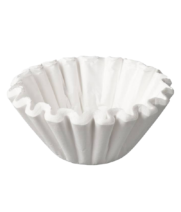 A white filter paper