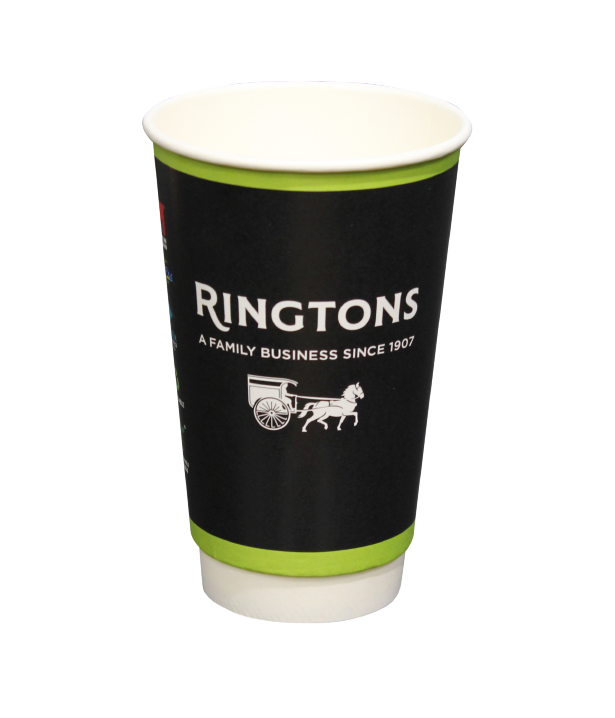 A Ringtons disposable cup