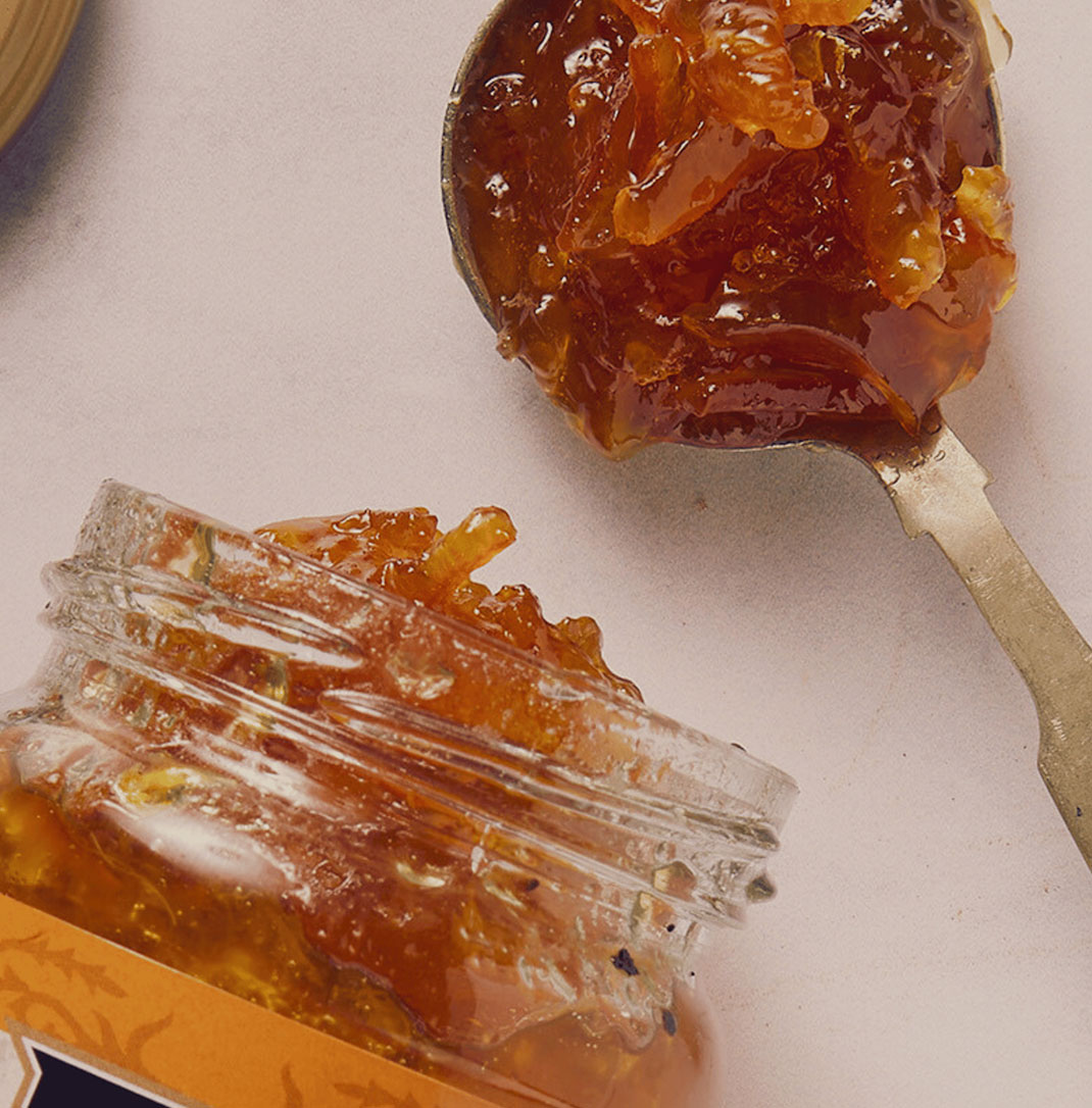 A spoonful of Ringtons fine cut seville orange marmalade