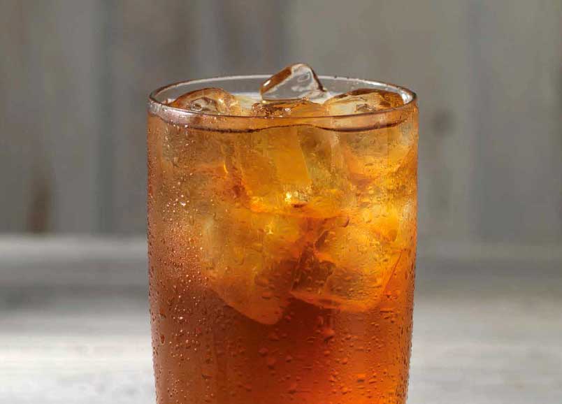 Passionfruit and lemon iced tea