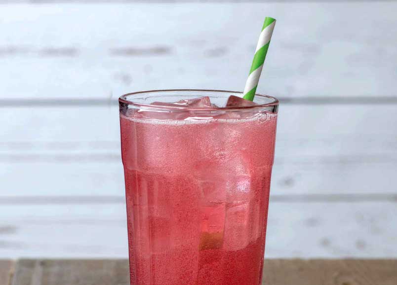 Strawberry and mint cooler