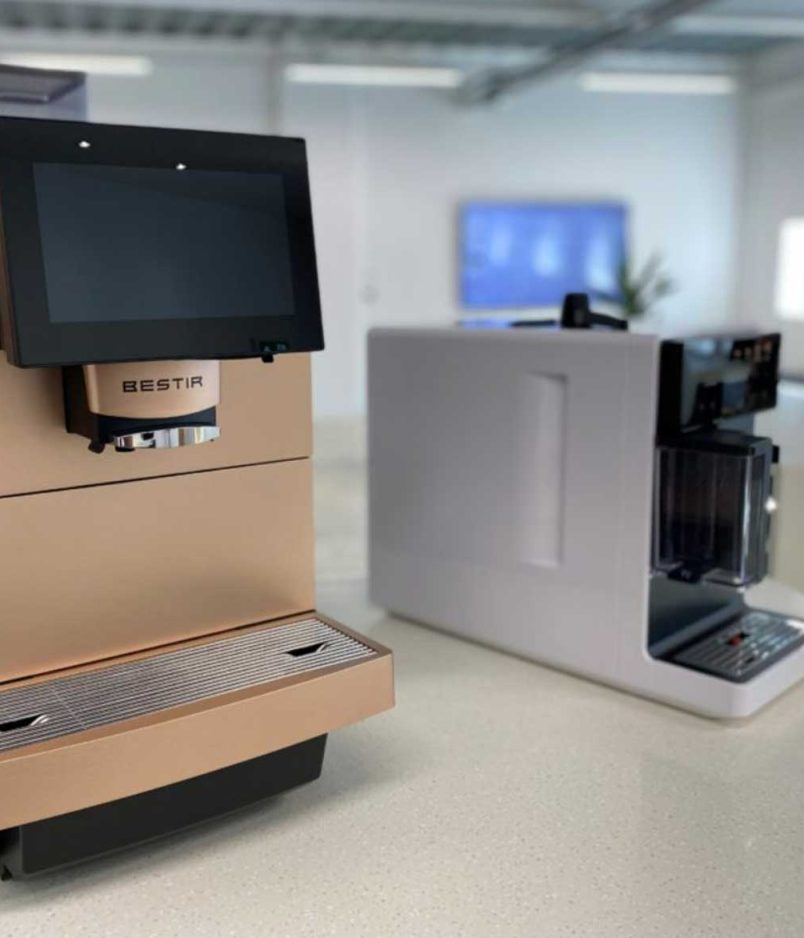 Bestir bean to cup machines